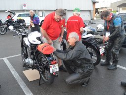 2. Rund um den Start